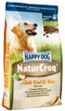 HAPPY DOG NATURCROQ RIND&REIS (ГОВЯДИНА,РИС) для взр.собак с норм.потр. в энергии  фото