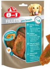 8IN1 FILLETS PRO BREATH L 80 G  куриное филе для св. дыхания 80 g   фото