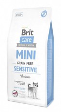 Brit GF Care Mini Adult Sensitive беззерновой корм  для собак с чувств. пищеварением фото