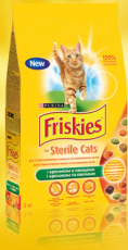 FRISKIES STERILE CATS СУХОЙ КОРМ для стерилизованных кошек фото