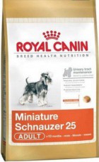 MINIATURE SCHNAUZER 25 корм для миниатюрных шнауцеров (цвергшнауцеров) старше 10 месяцев  фото