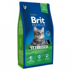 Brit NEW Premium Cat Sterilised с курицей и кур.печенью для кастрир.котов фото
