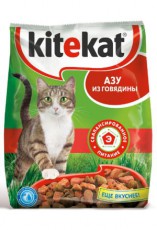 KITEKAT - КИТЕКАТ ГУЛЯШ С ТРАВАМИ сухой корм для взрослых кошек фото
