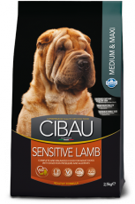 Фармина Cibau Sensitive Medium & Maxi сухой корм для собак средних и крупных пород с Ягненком фото