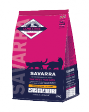 SAVARRA Sensitive Cat Сухой корм для взрослых кошек с чувствит. пищеварением Ягненок/рис фото