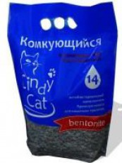 Наполнитель  Cindy Cat бентонитовый (комкующийся)  фото