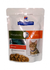 Хиллс 10048 Диета пауч д/кошек Metabolic+Urinary для коррекции веса  фото