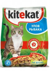KITEKAT - КИТЕКАТ УЛОВ РЫБАКА сухой корм для взрослых кошек фото