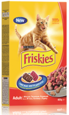 FRISKIES СУХОЙ КОРМ МЯСНОЕ АССОРТИ для взрослых кошек фото