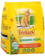 Friskies сухой корм Курица и сад.трава для домашних кошек фото